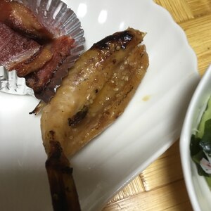 ふぐ一夜干しの醤油みりん焼き